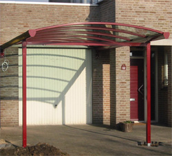 carport gebogen glas Horst Limburg